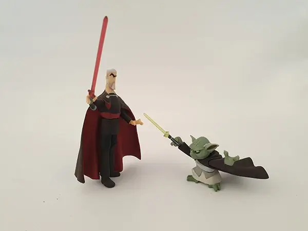 Dooku y Yoda - En una galaxia muy lejana